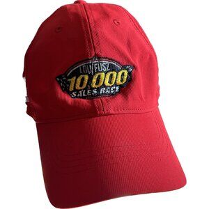 Nike Golf - Red Baseball Cap - Automotive Hat - Red Embordered Logo - Adjustable